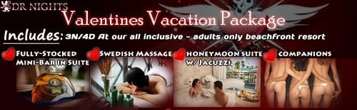 valentines day vacation package