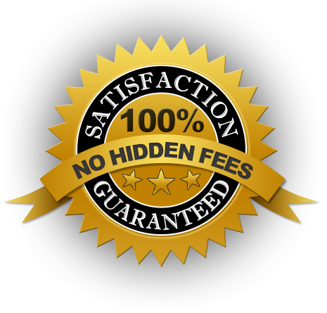 No hidden Fees Guarantee